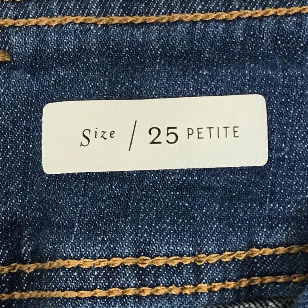 Anthropologie Pilcro and the Letterpress Cropped Culotte Tie Belt Jeans Size 25P - Picture 4 of 12